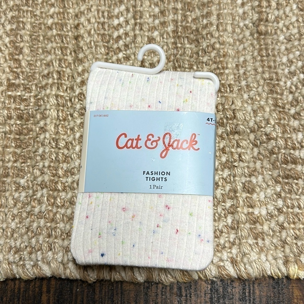 Cat-Jack fashion tights 1pair new 4t -5 t - Picture 1 of 4